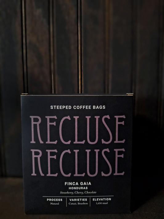 Finca Gaia Natural- Steeped Coffee - Recluse Roasting Project 