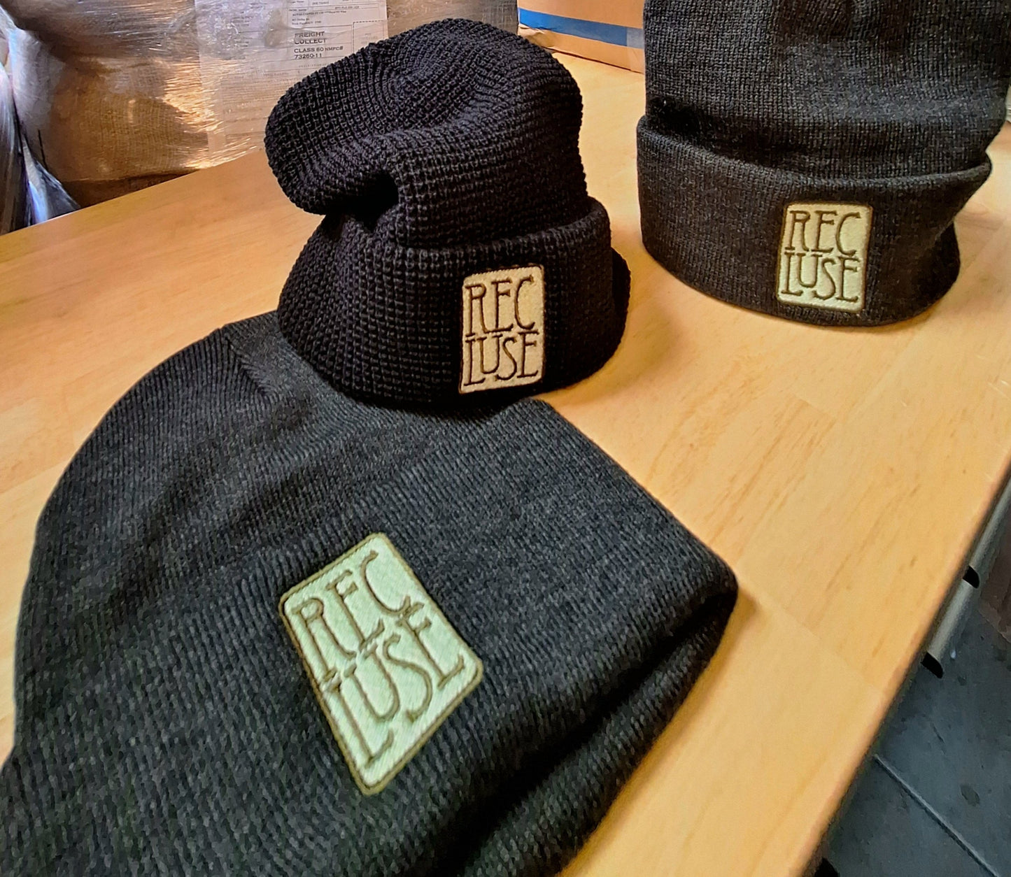 Recluse Embroidered Beanie - Recluse Roasting Project