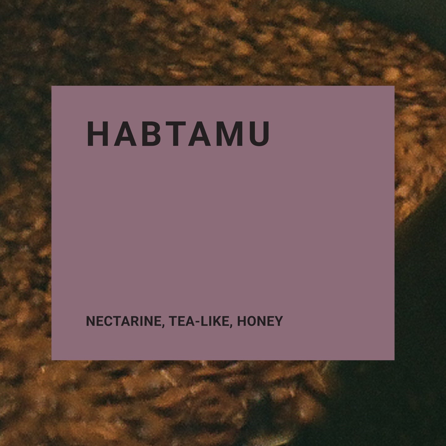 Habtamu - Recluse Roasting Project