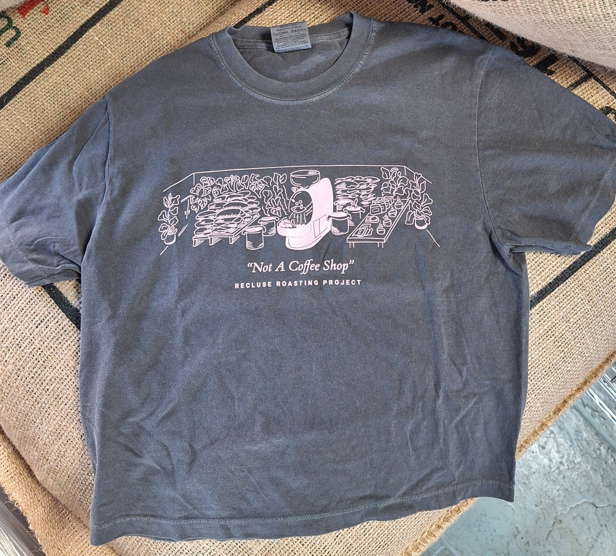 Roastery Interior Boxy Crop Tee
