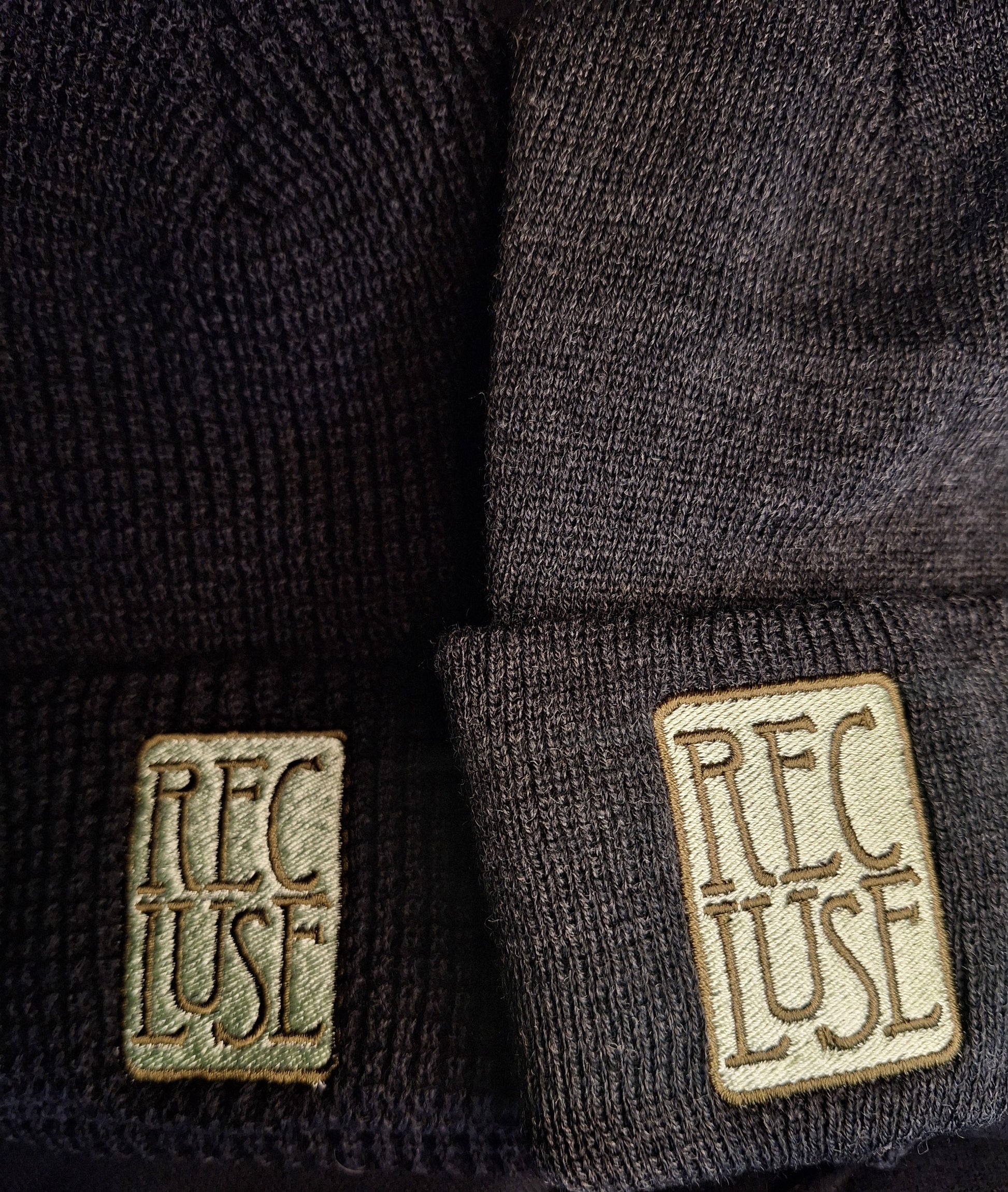 Recluse Embroidered Beanie - Recluse Roasting Project 