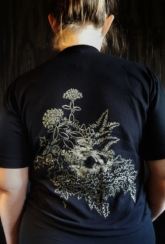 Hidden Skull T-Shirt - Recluse Roasting Project 
